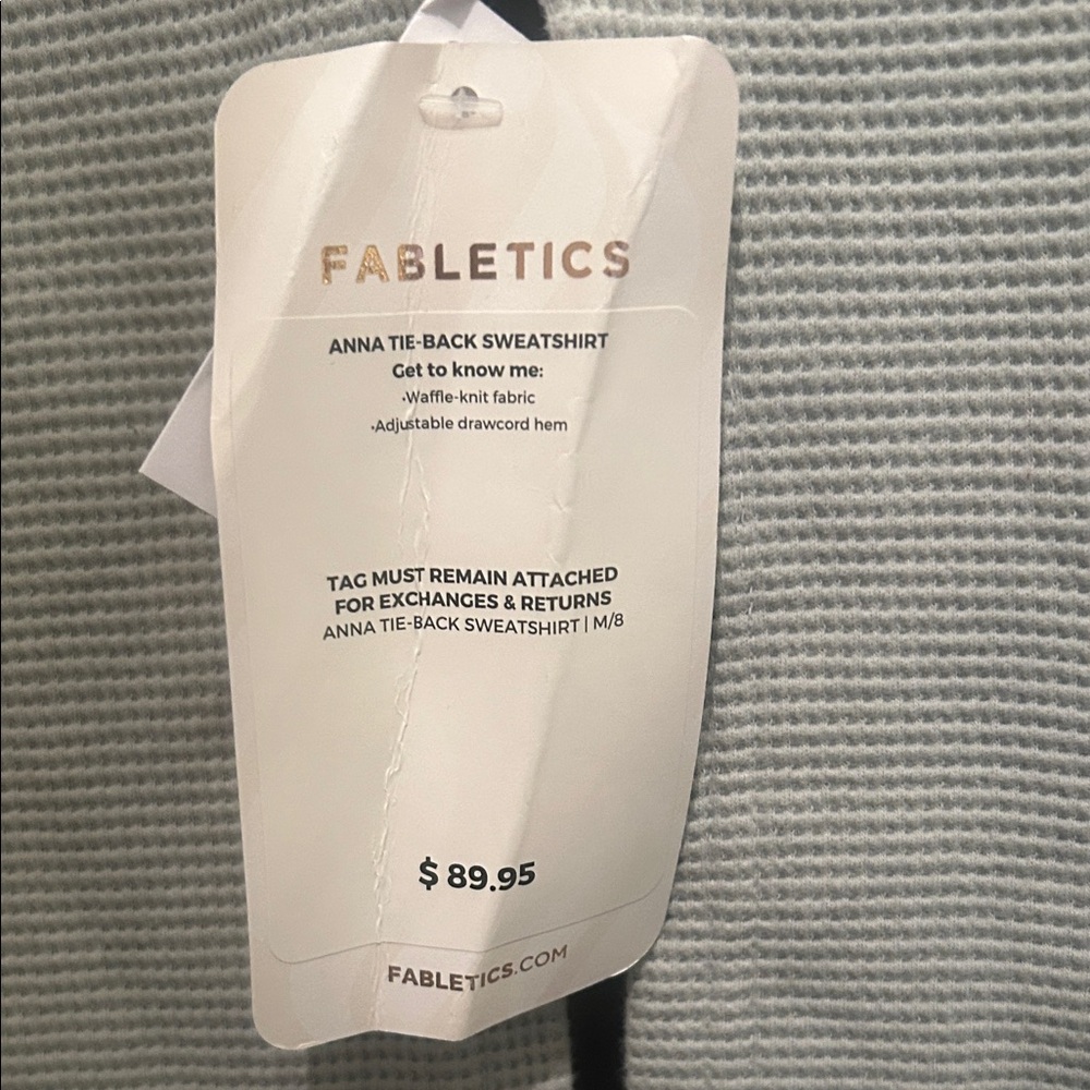 Fabletics Light Green Sweatshirt - Picture 3 of 8